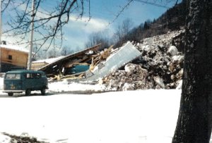 avalanche au crêt 1970 - JPEG - 44.4 ko
